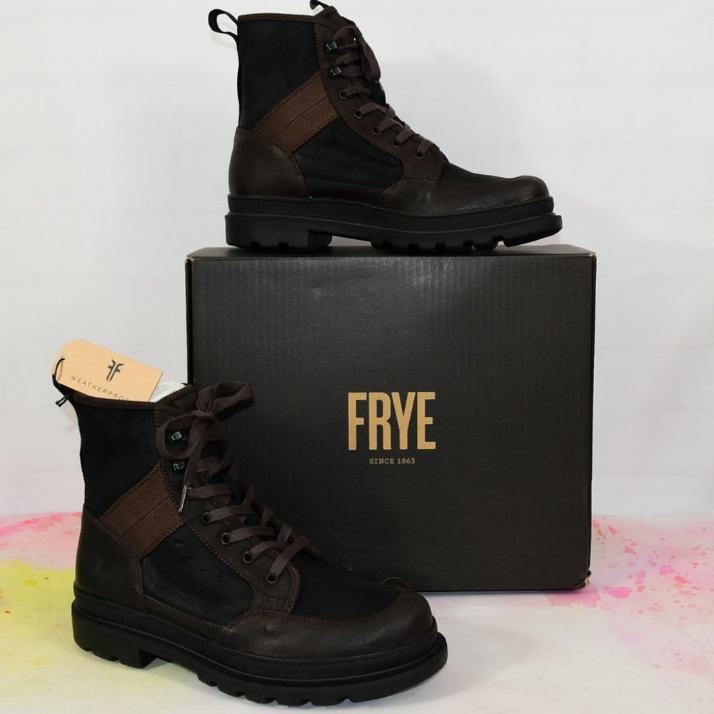 (LAST ONE) FRYE Lace Up Weatherproof Scout Boot - Picture 7 of 8